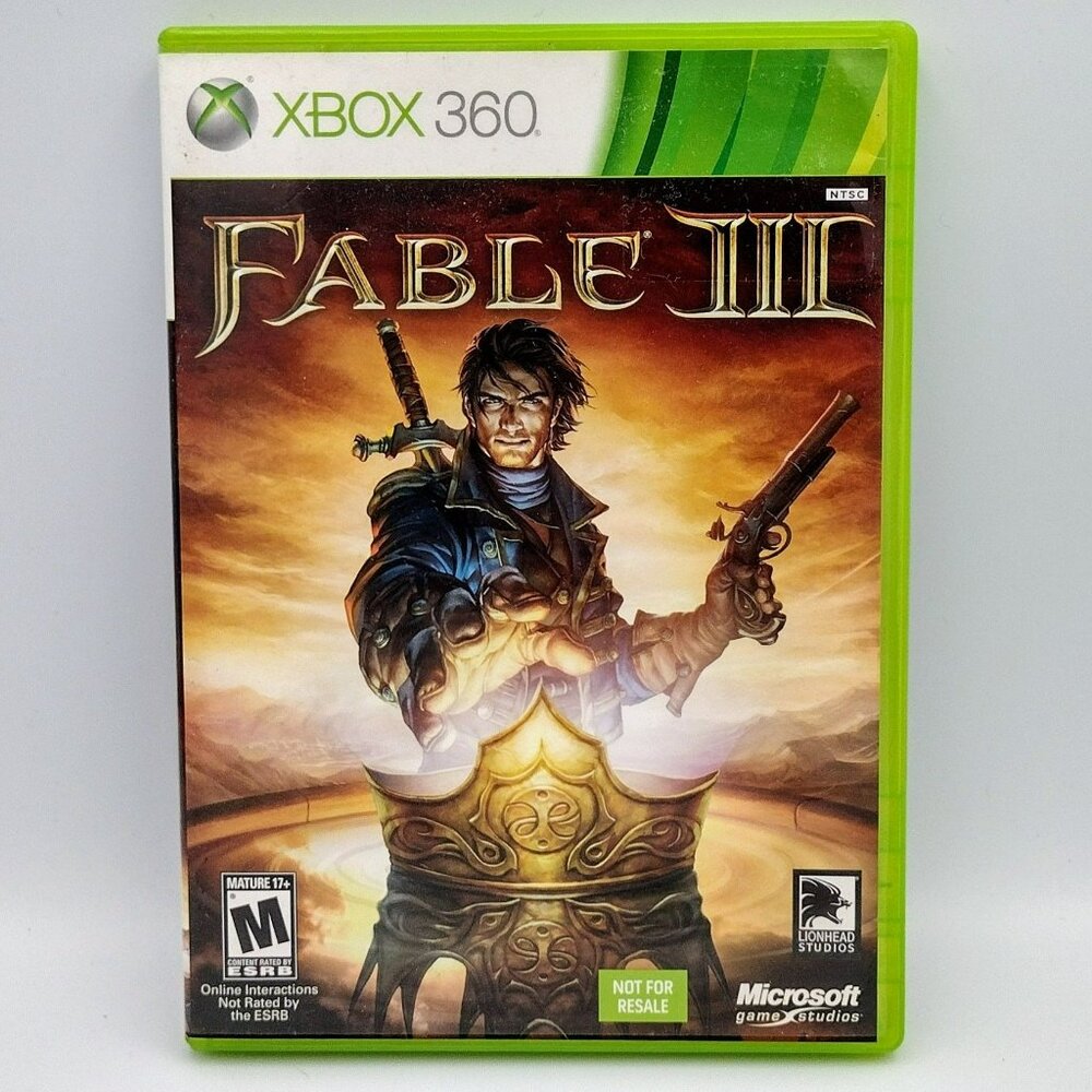 Fable 3 XBOX 360 Game Used Videogame Pre-Owned with Case